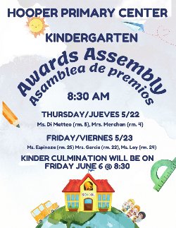 Kinder awards assembly